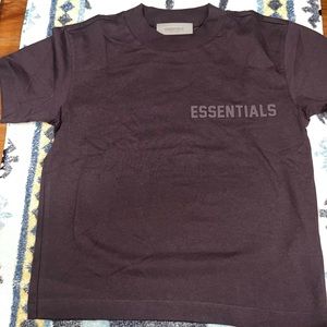 Essentials Dark Purple Short Sleeve Tee
